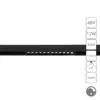Магнитный трековый светильник Arte Lamp LINEA 0.1-10V A4684PL-1BK Магнитный трековый светильник Arte Lamp LINEA 0.1-10V A4684PL-1BK