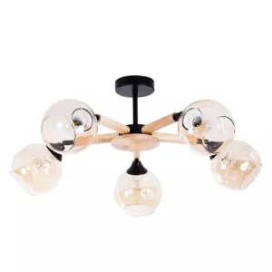 Потолочная люстра Arte Lamp BRANSON A4370PL-5BR Потолочная люстра Arte Lamp BRANSON A4370PL-5BR