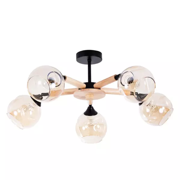 Потолочная люстра Arte Lamp BRANSON A4370PL-5BR Потолочная люстра Arte Lamp BRANSON A4370PL-5BR