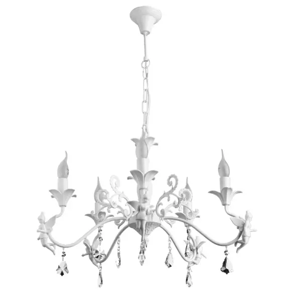 Подвесная люстра Arte Lamp ANGELINA A5349LM-5WH Подвесная люстра Arte Lamp ANGELINA A5349LM-5WH