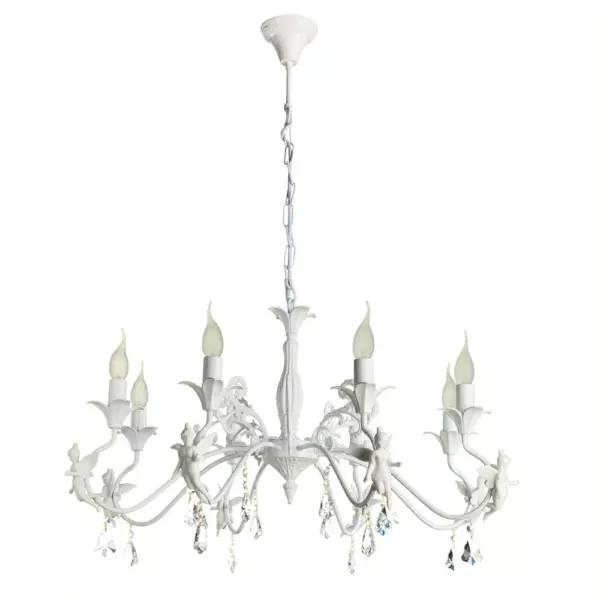 Подвесная люстра Arte Lamp ANGELINA A5349LM-8WH Подвесная люстра Arte Lamp ANGELINA A5349LM-8WH