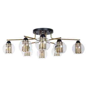 Потолочная люстра Arte Lamp MANCHESTER A7045PL-8BK Потолочная люстра Arte Lamp MANCHESTER A7045PL-8BK