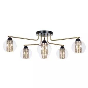 Потолочная люстра Arte Lamp MANCHESTER A7045PL-6BK Потолочная люстра Arte Lamp MANCHESTER A7045PL-6BK