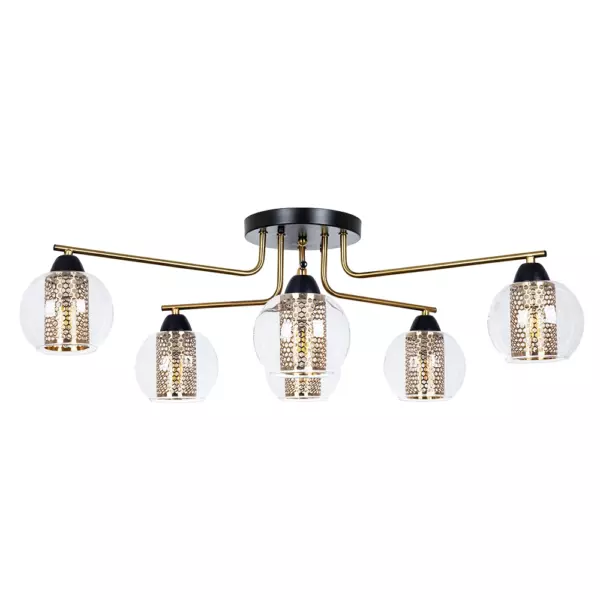 Потолочная люстра Arte Lamp MANCHESTER A7045PL-6BK Потолочная люстра Arte Lamp MANCHESTER A7045PL-6BK