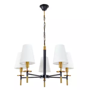Подвесная люстра Arte Lamp RICCARDO A4075LM-5BK Подвесная люстра Arte Lamp RICCARDO A4075LM-5BK