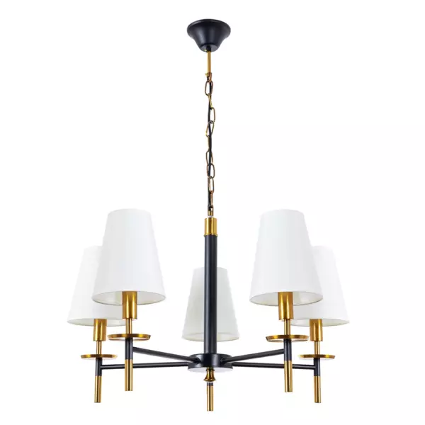 Подвесная люстра Arte Lamp RICCARDO A4075LM-5BK Подвесная люстра Arte Lamp RICCARDO A4075LM-5BK