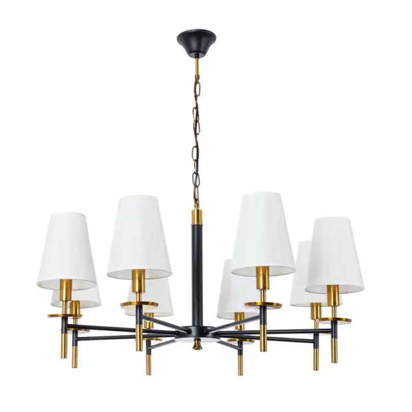 Подвесная люстра Arte Lamp RICCARDO A4075LM-8BK Подвесная люстра Arte Lamp RICCARDO A4075LM-8BK