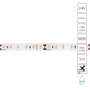 Светодиодная лента 24V 9,6W/m 3000К 5м Arte Lamp AQUA TAPE A2412008-04-3K Светодиодная лента 24V 9,6W/m 3000К 5м Arte Lamp AQUA TAPE A2412008-04-3K