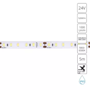 Светодиодная лента 24V 9,6W/m 6000К 5м Arte Lamp AQUA TAPE A2412008-06-6K Светодиодная лента 24V 9,6W/m 6000К 5м Arte Lamp AQUA TAPE A2412008-06-6K