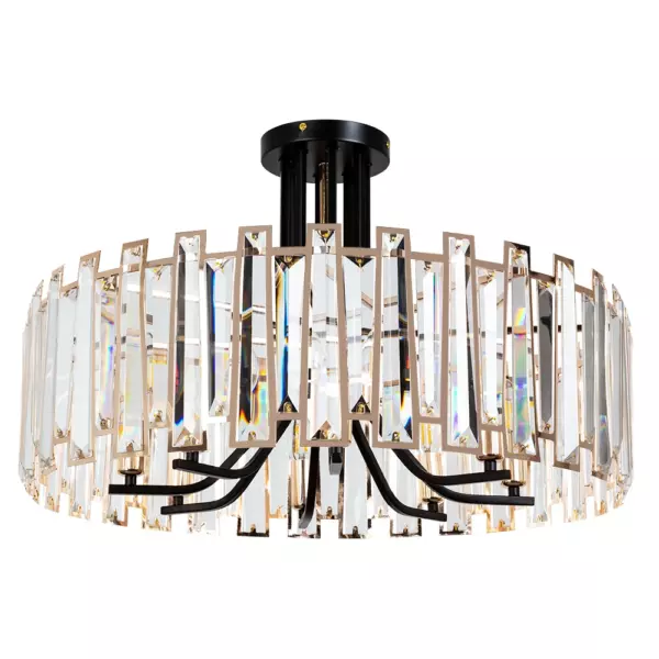 Потолочная люстра Arte Lamp AMBER A1028PL-8BK Потолочная люстра Arte Lamp AMBER A1028PL-8BK