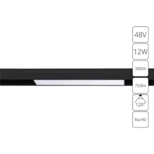 Магнитный трековый светильник Arte Lamp LINEA A4642PL-1BK Магнитный трековый светильник Arte Lamp LINEA A4642PL-1BK