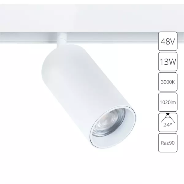 Магнитный трековый светильник Arte Lamp LINEA A4641PL-1WH Магнитный трековый светильник Arte Lamp LINEA A4641PL-1WH
