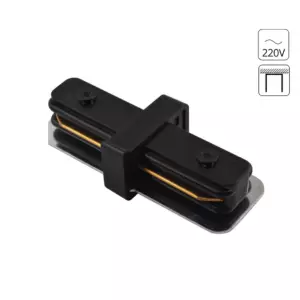 Коннектор прямой для шинопровода Arte Lamp TRACK ACCESSORIES A130206 Коннектор прямой для шинопровода Arte Lamp TRACK ACCESSORIES A130206