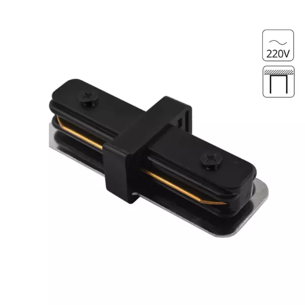 Коннектор прямой для шинопровода Arte Lamp TRACK ACCESSORIES A130206 Коннектор прямой для шинопровода Arte Lamp TRACK ACCESSORIES A130206