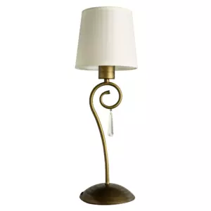 Декоративная настольная лампа Arte Lamp CAROLINA A9239LT-1BR Декоративная настольная лампа Arte Lamp CAROLINA A9239LT-1BR
