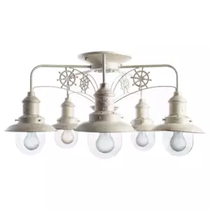 Потолочная люстра Arte Lamp SAILOR A4524PL-5WG Потолочная люстра Arte Lamp SAILOR A4524PL-5WG