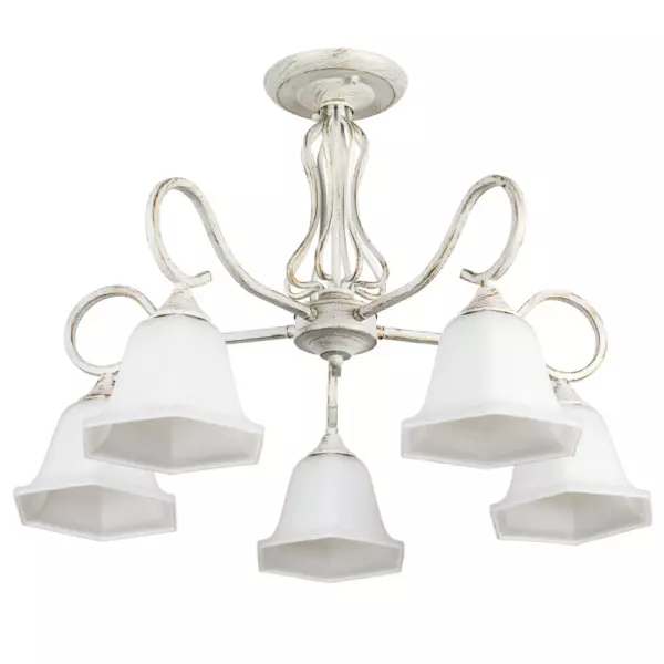 Потолочная люстра Arte Lamp MERRY A2714PL-5WG Потолочная люстра Arte Lamp MERRY A2714PL-5WG