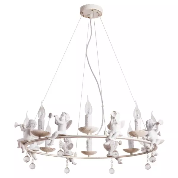 Подвесная люстра Arte Lamp AMUR A1133SP-8WG Подвесная люстра Arte Lamp AMUR A1133SP-8WG