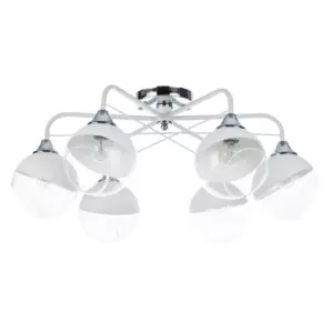 Потолочная люстра Arte Lamp MIRAM A1521PL-6WH Потолочная люстра Arte Lamp MIRAM A1521PL-6WH