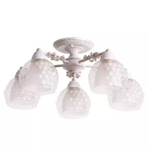 Потолочная люстра Arte Lamp MALINA A7695PL-5WG Потолочная люстра Arte Lamp MALINA A7695PL-5WG