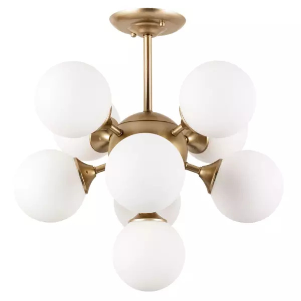 Потолочная люстра Arte Lamp FOBOS A2704PL-9SG Потолочная люстра Arte Lamp FOBOS A2704PL-9SG