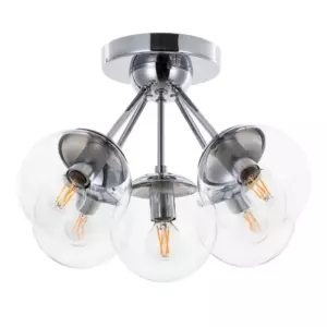 Потолочная люстра Arte Lamp BOLLA A1664PL-5CC Потолочная люстра Arte Lamp BOLLA A1664PL-5CC