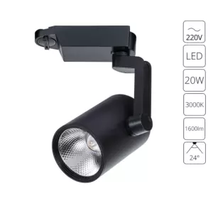 Трековый светильник Arte Lamp TRACCIA A2321PL-1BK Трековый светильник Arte Lamp TRACCIA A2321PL-1BK