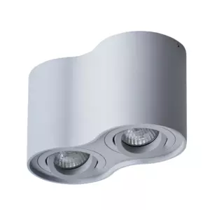 Точечный накладной светильник Arte Lamp FALCON A5645PL-2GY Точечный накладной светильник Arte Lamp FALCON A5645PL-2GY