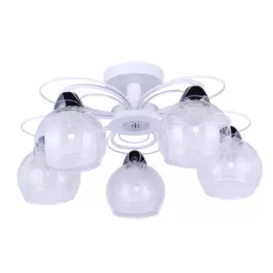 Потолочная люстра Arte Lamp SANSA A7585PL-5WH Потолочная люстра Arte Lamp SANSA A7585PL-5WH