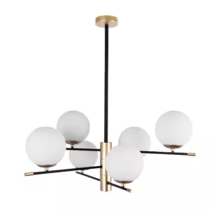 Люстра на штанге Arte Lamp ARKAB A2225LM-6BK Люстра на штанге Arte Lamp ARKAB A2225LM-6BK