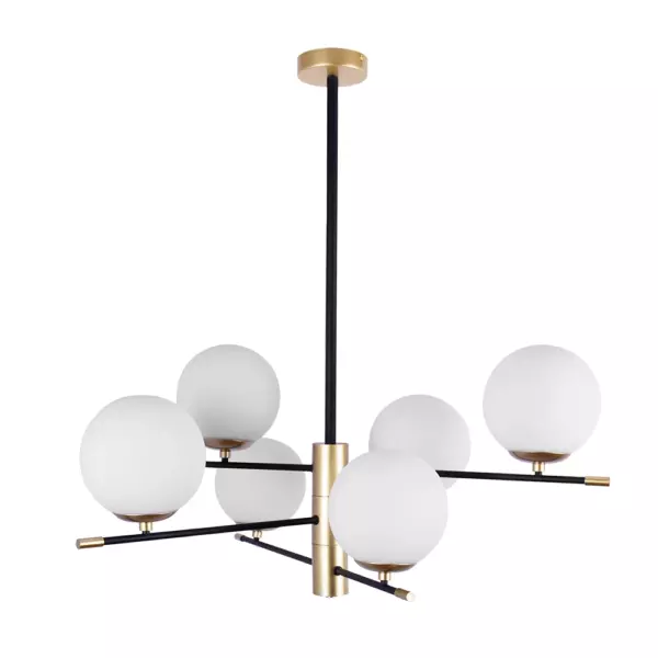 Люстра на штанге Arte Lamp ARKAB A2225LM-6BK Люстра на штанге Arte Lamp ARKAB A2225LM-6BK