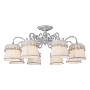 Потолочная люстра Arte Lamp MERLETTO A5709PL-8WG Потолочная люстра Arte Lamp MERLETTO A5709PL-8WG