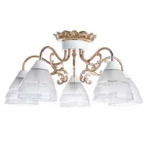 Потолочная люстра Arte Lamp FRANCESCA A7072PL-5WG Потолочная люстра Arte Lamp FRANCESCA A7072PL-5WG