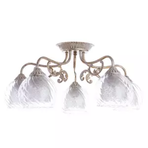 Потолочная люстра Arte Lamp CHARLOTTE A7062PL-5WG Потолочная люстра Arte Lamp CHARLOTTE A7062PL-5WG
