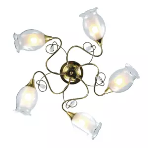 Потолочная люстра Arte Lamp MUGHETTO A9289PL-5GO Потолочная люстра Arte Lamp MUGHETTO A9289PL-5GO