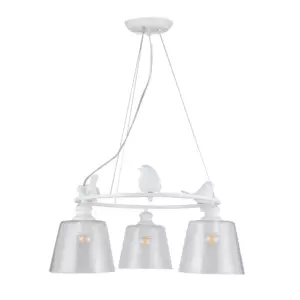 Подвесная люстра Arte Lamp PASSERO A4289LM-3WH Подвесная люстра Arte Lamp PASSERO A4289LM-3WH