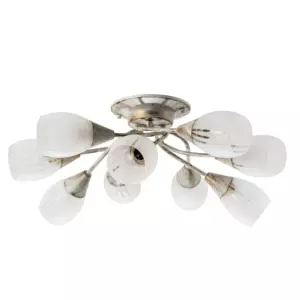 Потолочная люстра Arte Lamp PENNY A2701PL-9WG Потолочная люстра Arte Lamp PENNY A2701PL-9WG