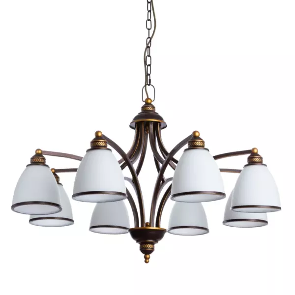 Подвесная люстра Arte Lamp BONITO A9518LM-8BA Подвесная люстра Arte Lamp BONITO A9518LM-8BA