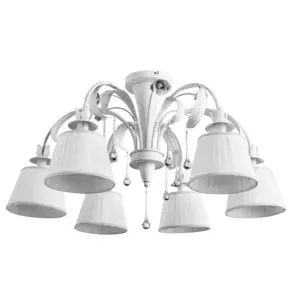 Потолочная люстра Arte Lamp BORGIA A8100PL-6WG Потолочная люстра Arte Lamp BORGIA A8100PL-6WG