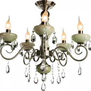 Потолочная люстра Arte Lamp ONYX GREEN A9592PL-5AB Потолочная люстра Arte Lamp ONYX GREEN A9592PL-5AB