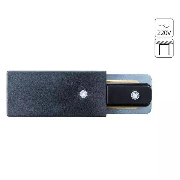 Коннектор-токопровод для шинопровода Arte Lamp TRACK ACCESSORIES A160206 Коннектор-токопровод для шинопровода Arte Lamp TRACK ACCESSORIES A160206