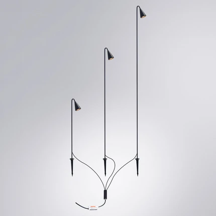 Грунтовый светильник Arte Lamp MULIPHEIN A1084PA-3BK Грунтовый светильник Arte Lamp MULIPHEIN A1084PA-3BK