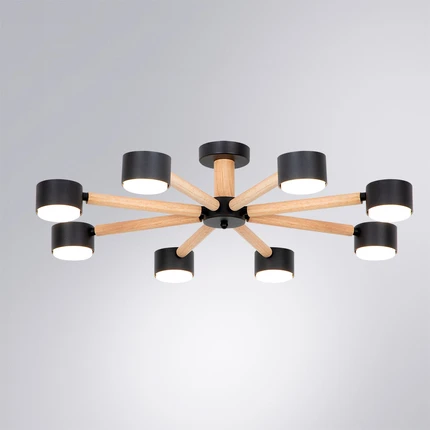 Потолочная люстра Arte Lamp TENDA A1624PL-8BK Потолочная люстра Arte Lamp TENDA A1624PL-8BK