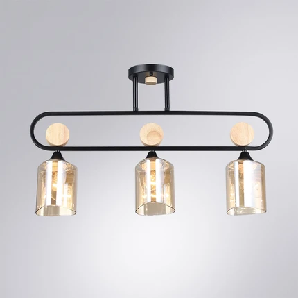 Потолочная люстра Arte Lamp GLAMORE A5076PL-3BK Потолочная люстра Arte Lamp GLAMORE A5076PL-3BK