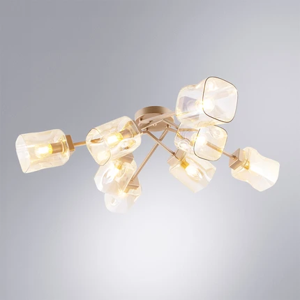 Потолочная люстра Arte Lamp AMFORA A2318PL-8SG Потолочная люстра Arte Lamp AMFORA A2318PL-8SG