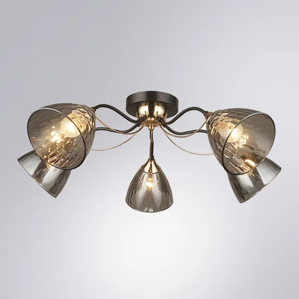 Потолочная люстра Arte Lamp LILY A4366PL-5BK Потолочная люстра Arte Lamp LILY A4366PL-5BK