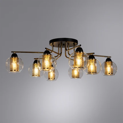 Потолочная люстра Arte Lamp MANCHESTER A7045PL-8BK Потолочная люстра Arte Lamp MANCHESTER A7045PL-8BK