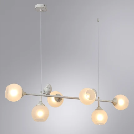 Подвесная люстра Arte Lamp GEMELLI A2150SP-6WG Подвесная люстра Arte Lamp GEMELLI A2150SP-6WG