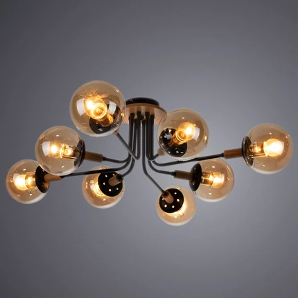 Потолочная люстра Arte Lamp OXFORD A2716PL-8BK Потолочная люстра Arte Lamp OXFORD A2716PL-8BK