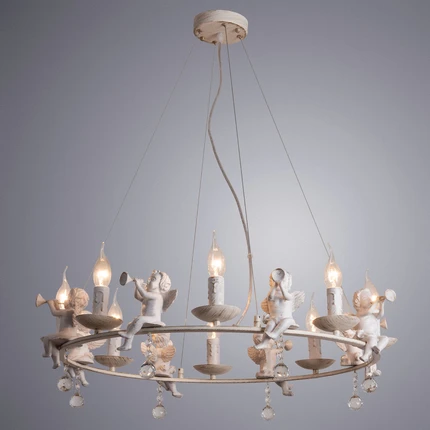 Подвесная люстра Arte Lamp AMUR A1133SP-8WG Подвесная люстра Arte Lamp AMUR A1133SP-8WG